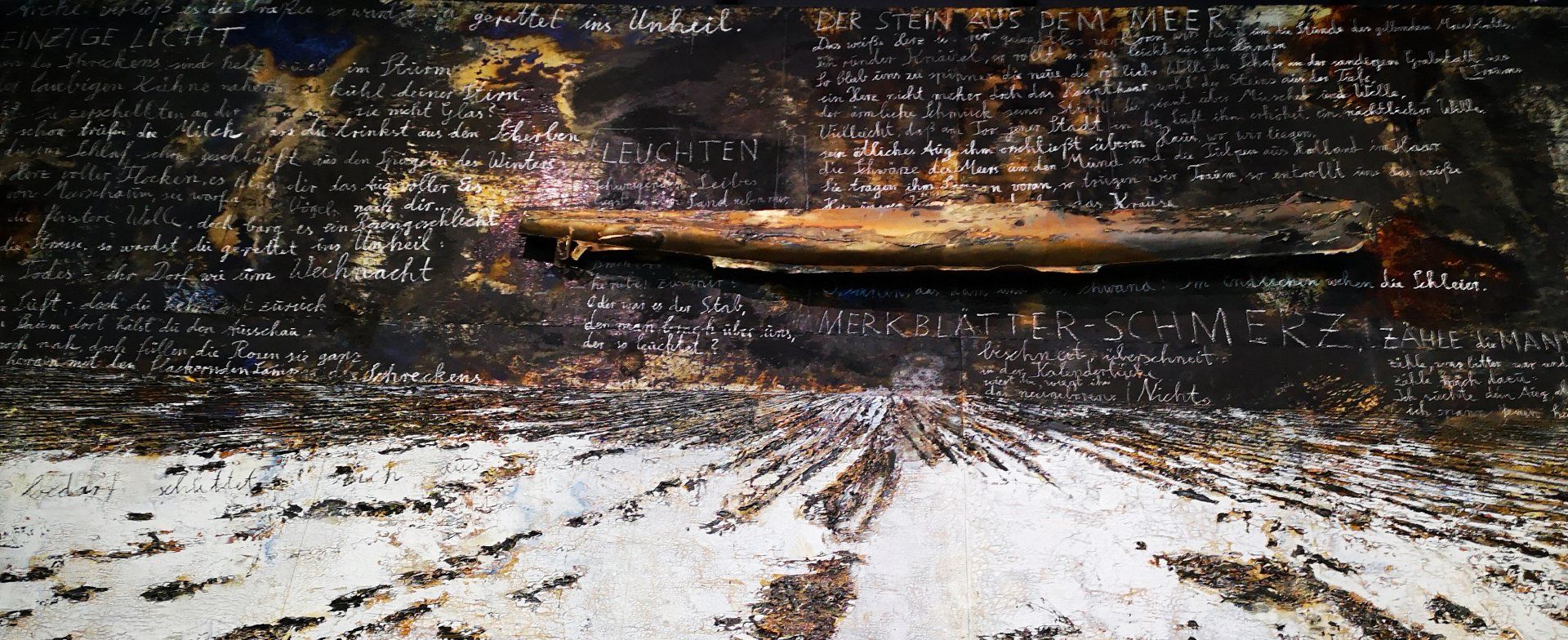 Tableau Anselme Kiefer, Exposition Für Celan 2021, Photo Ann Ponchèle Tableau Anselme Kiefer, Exposition Für Celan 2021, Photo Ann Ponchèle