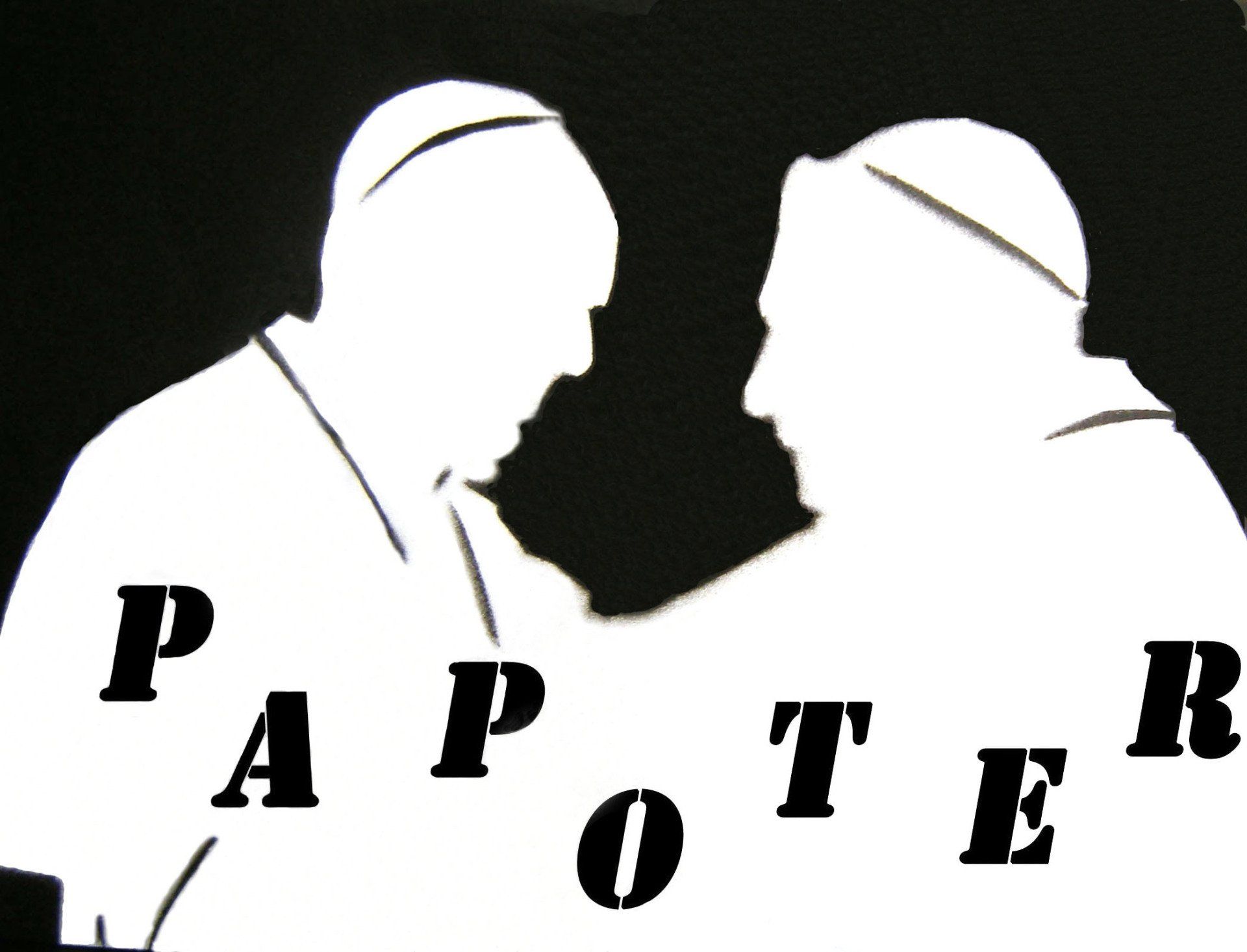 Papauté, Jeux de mots, Dessin Ann Ponchèle Papauté, papoter, Jeux de mots, Dessin Ann Ponchèle