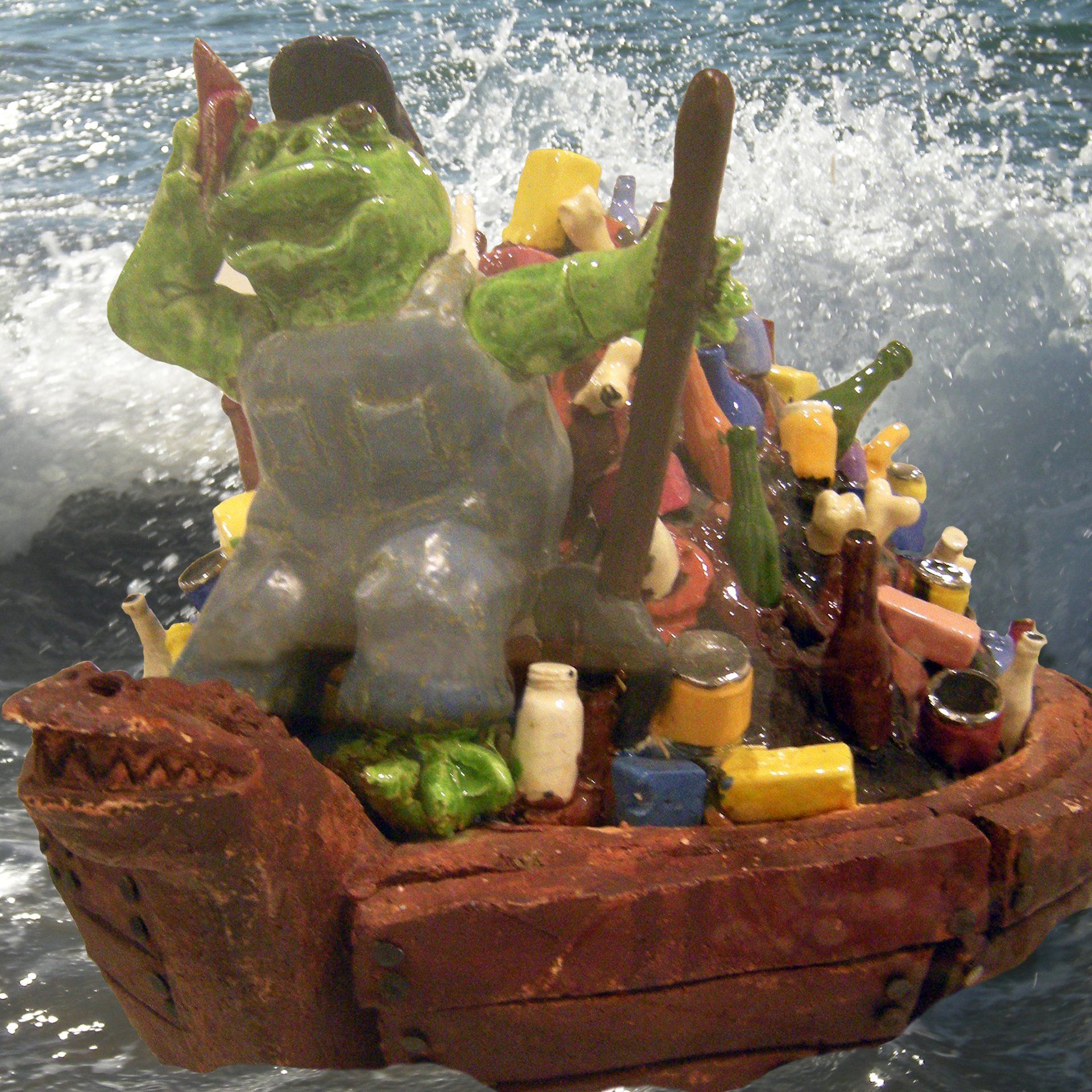 Le 7ème continent, The garbage ark, David Gilhood, 1976 Le 7ème continent, The garbage ark, David Gilhood, 1976