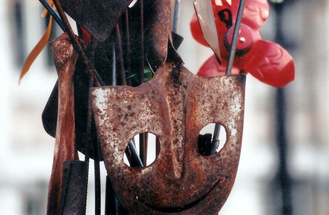 Le visage de l'autre, Jardin éphémère Paris 2007, Photo Ann Ponchèle Le visage de l'autre, Jardin éphémère Paris 2007, Photo Ann Ponchèle
