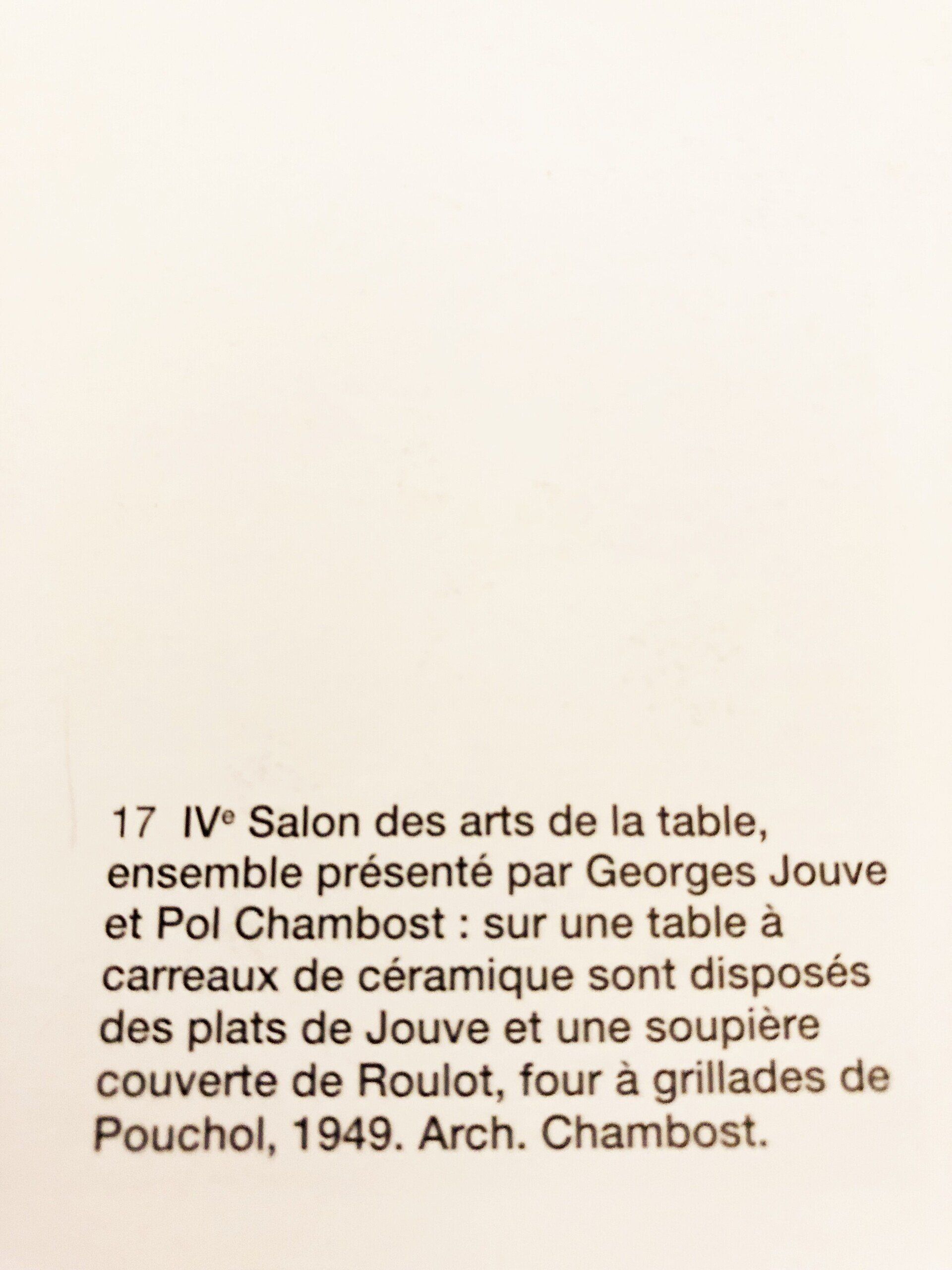 Pierre Roulot Pol Chambost Georges Jouve 1949