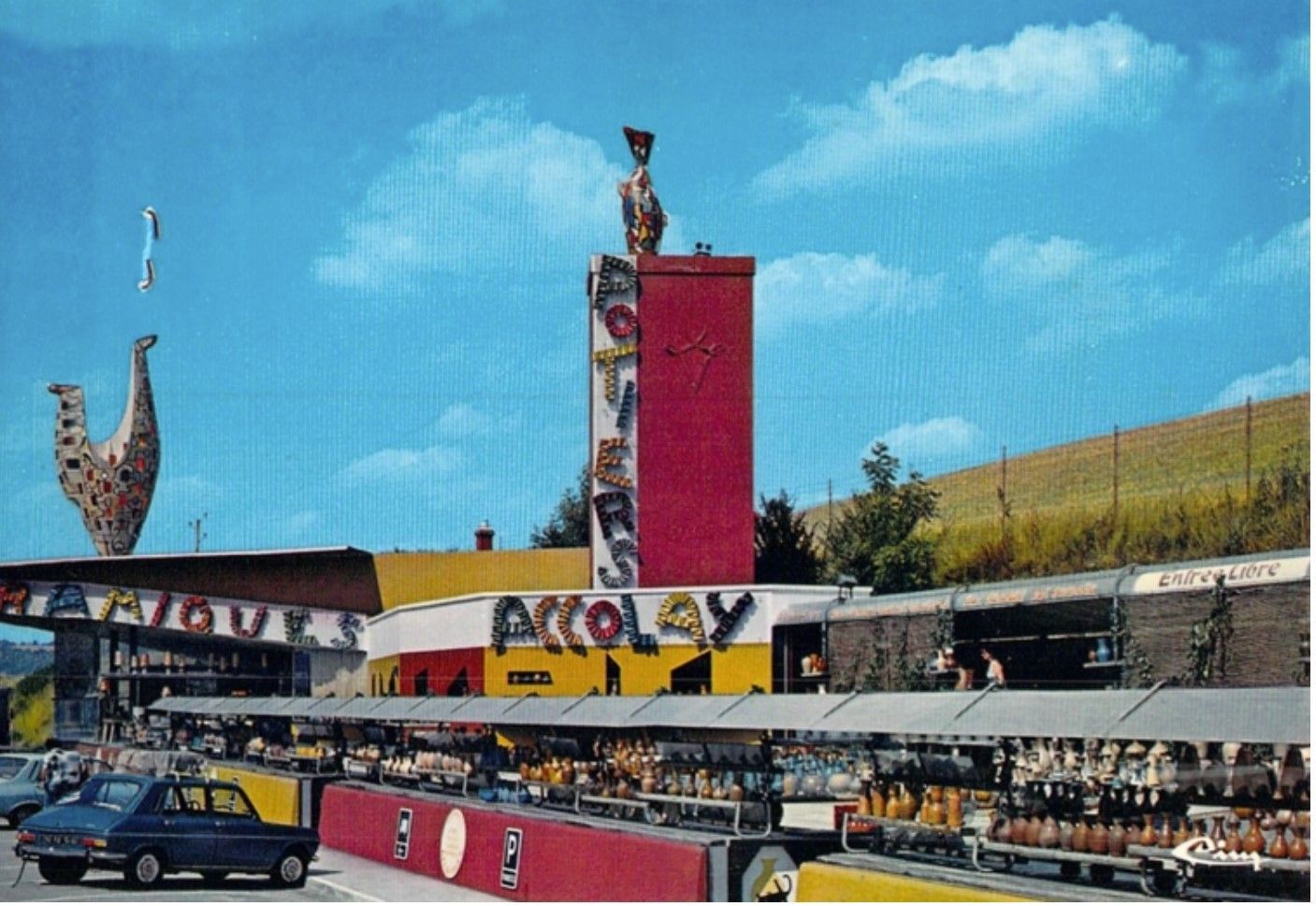 accolay poterie carte postale