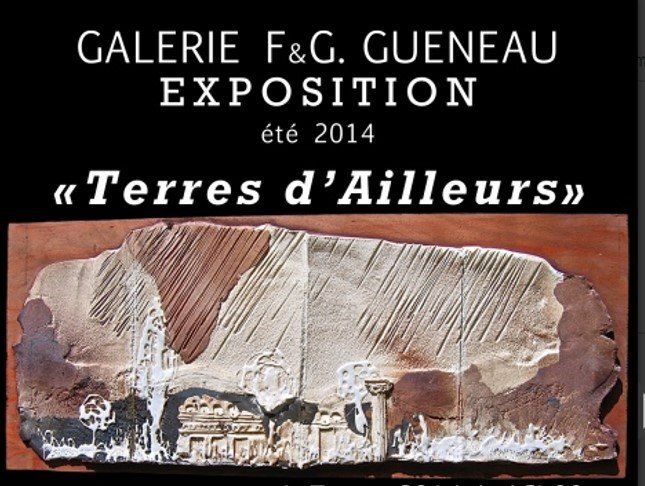 François Guéneau, exposition dans sa galerie en 2014 francois gueneau