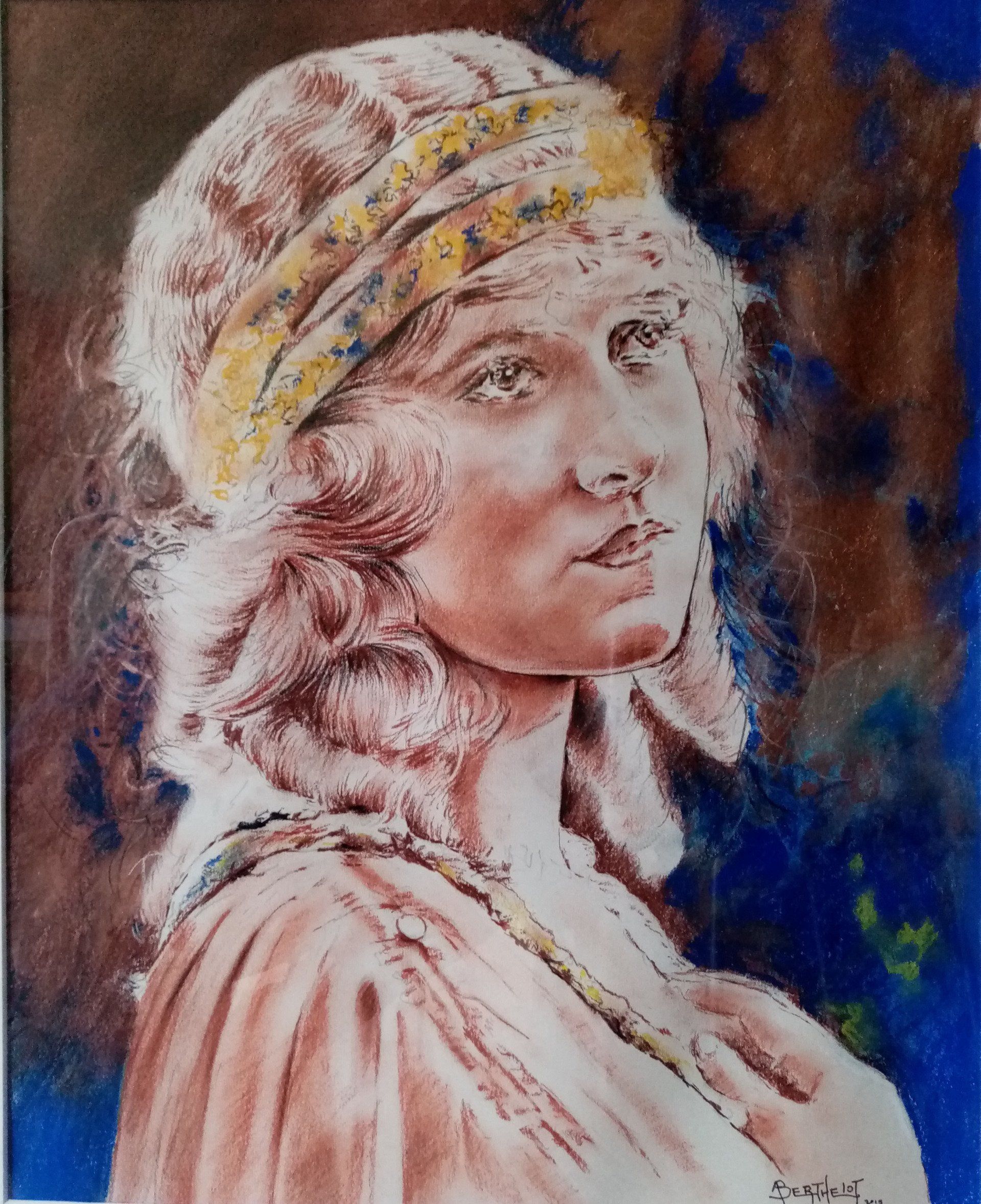 La femme au bandeau jaune d'Alain Berthelot La femme au bandeau jaune d'Alain Berthelot