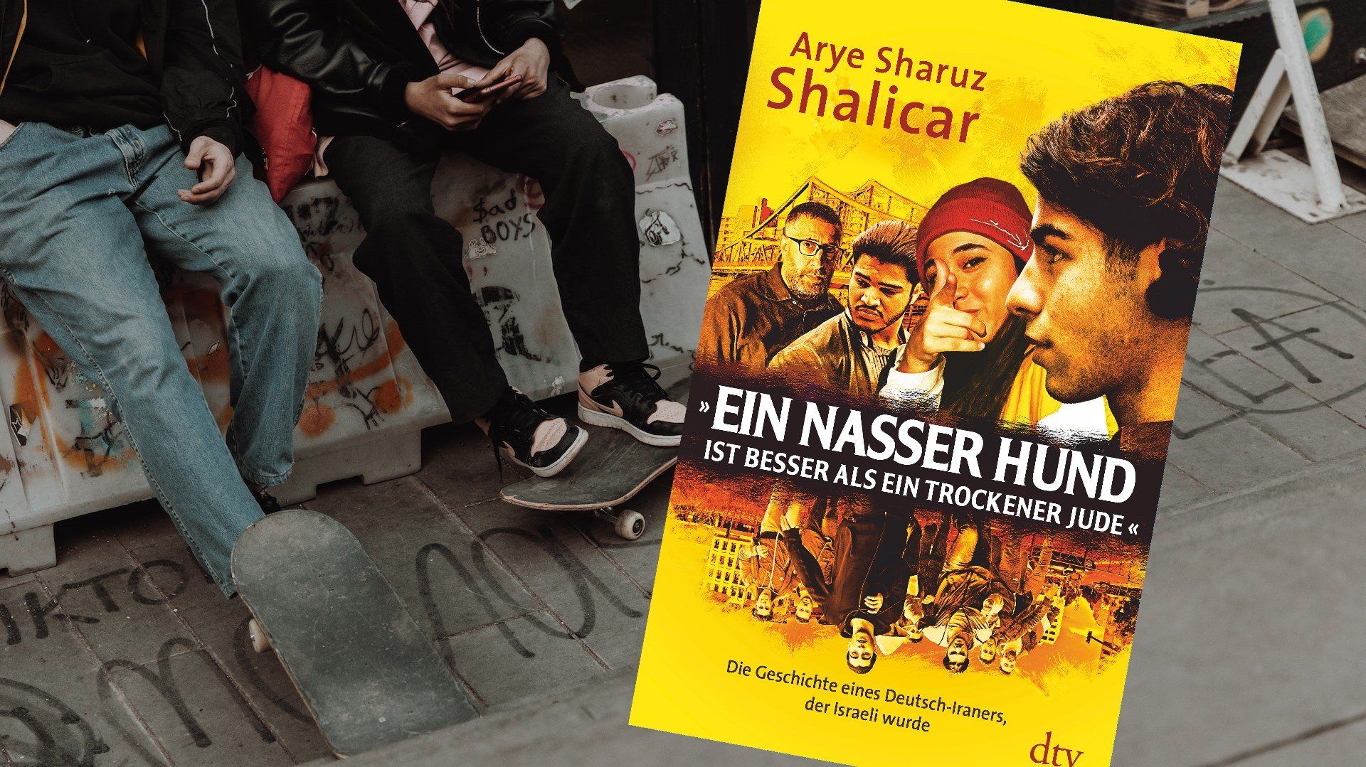 Ein nasser Hund ist besser als ein trockener Jude ... Autobiographie-Cover Arie Sharuz Shalicar
