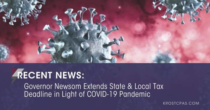COVID-19 Tax relief from the IRS from Living Estates Realty