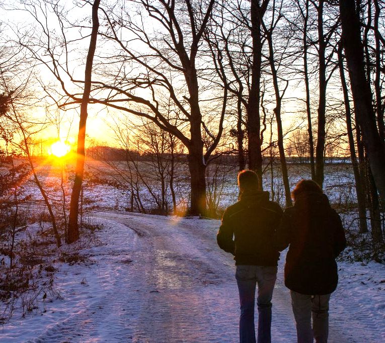 Weg wandern Gut Daudieck
