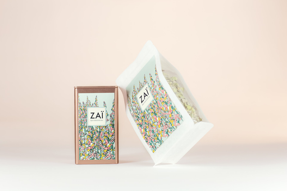 Zai Mountain Tea both packages in love