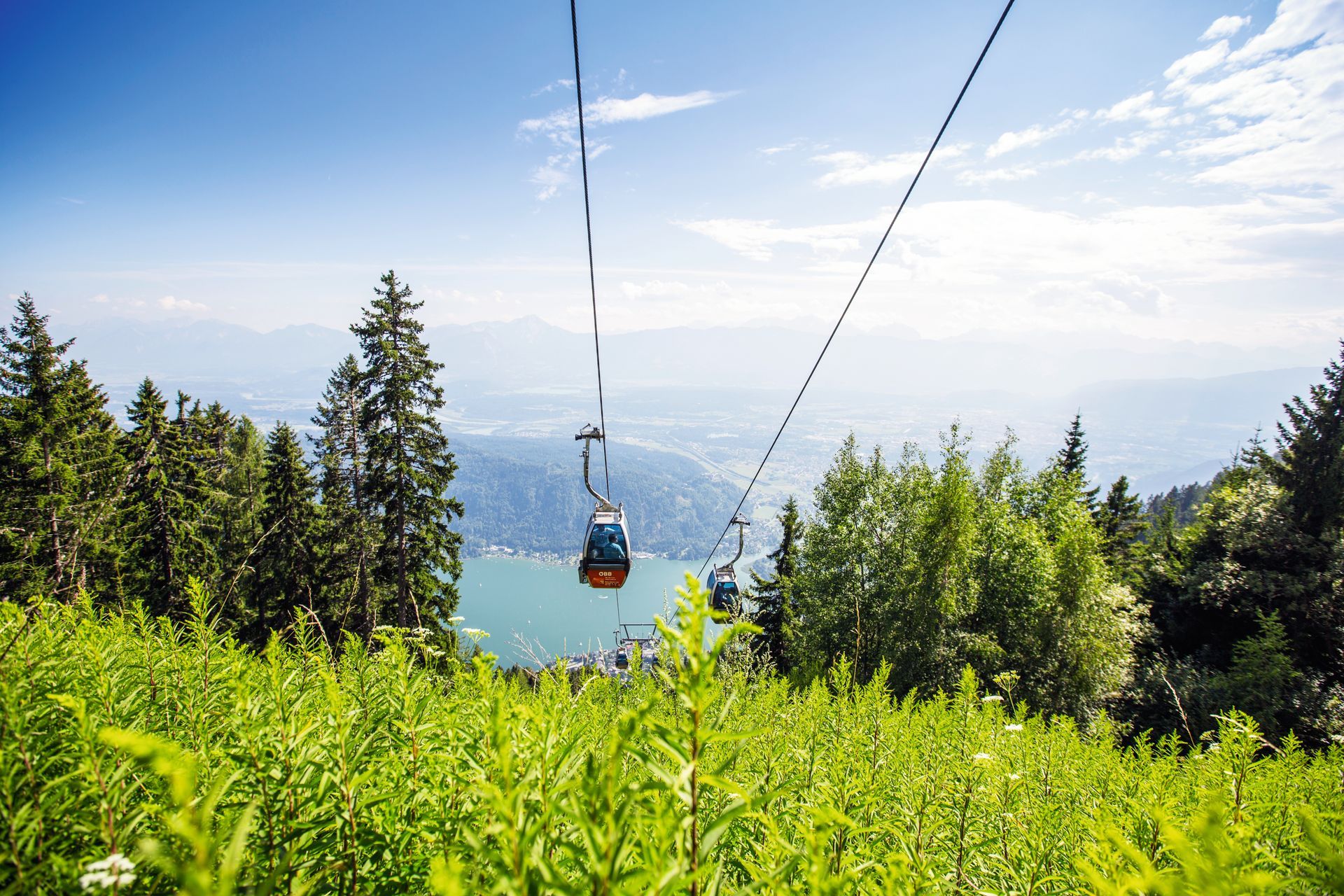 Gerlitzen Alpe Sommer Gondelfahrt