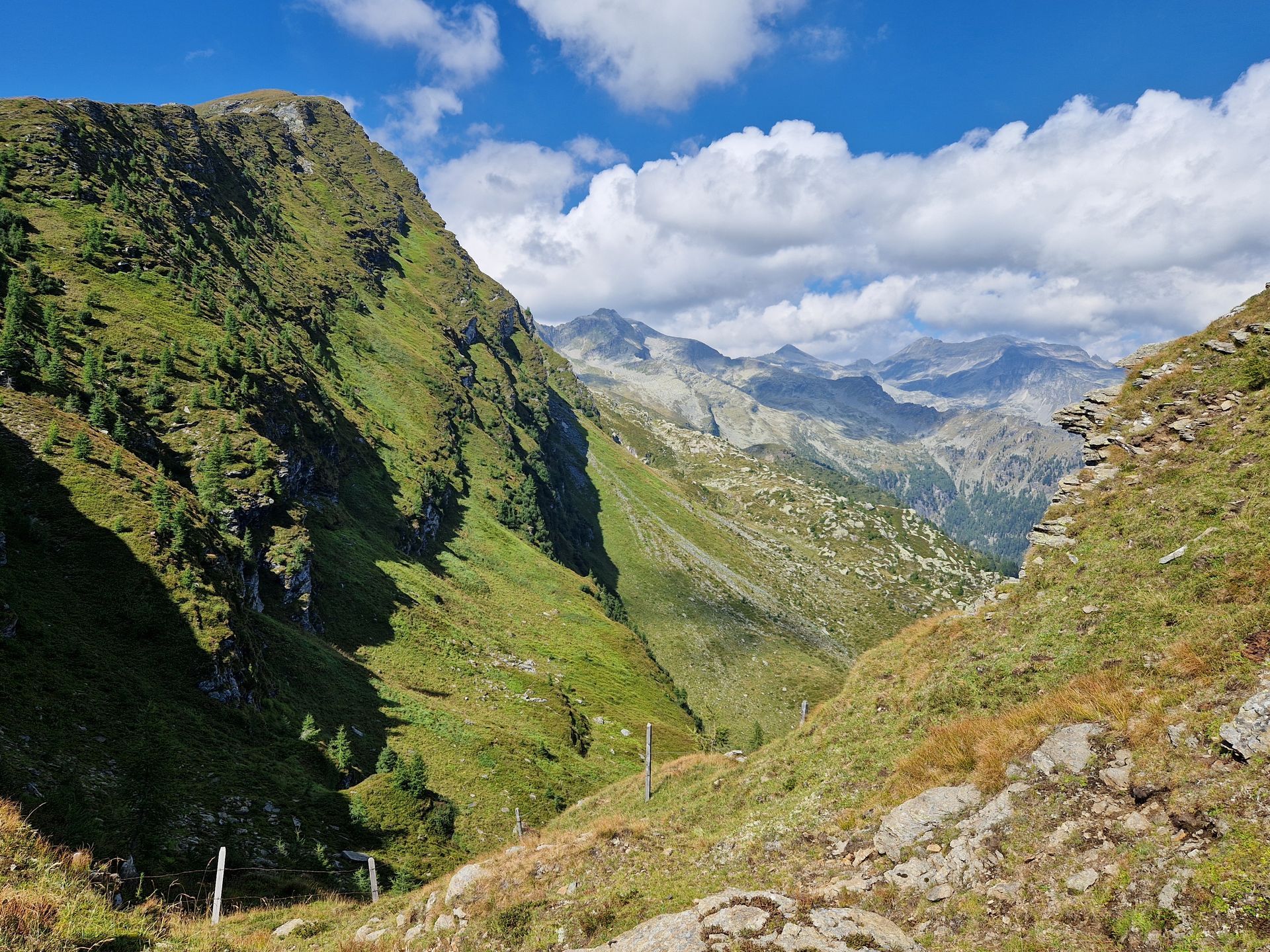 Aufnahme Kärntner Berglandschaft
