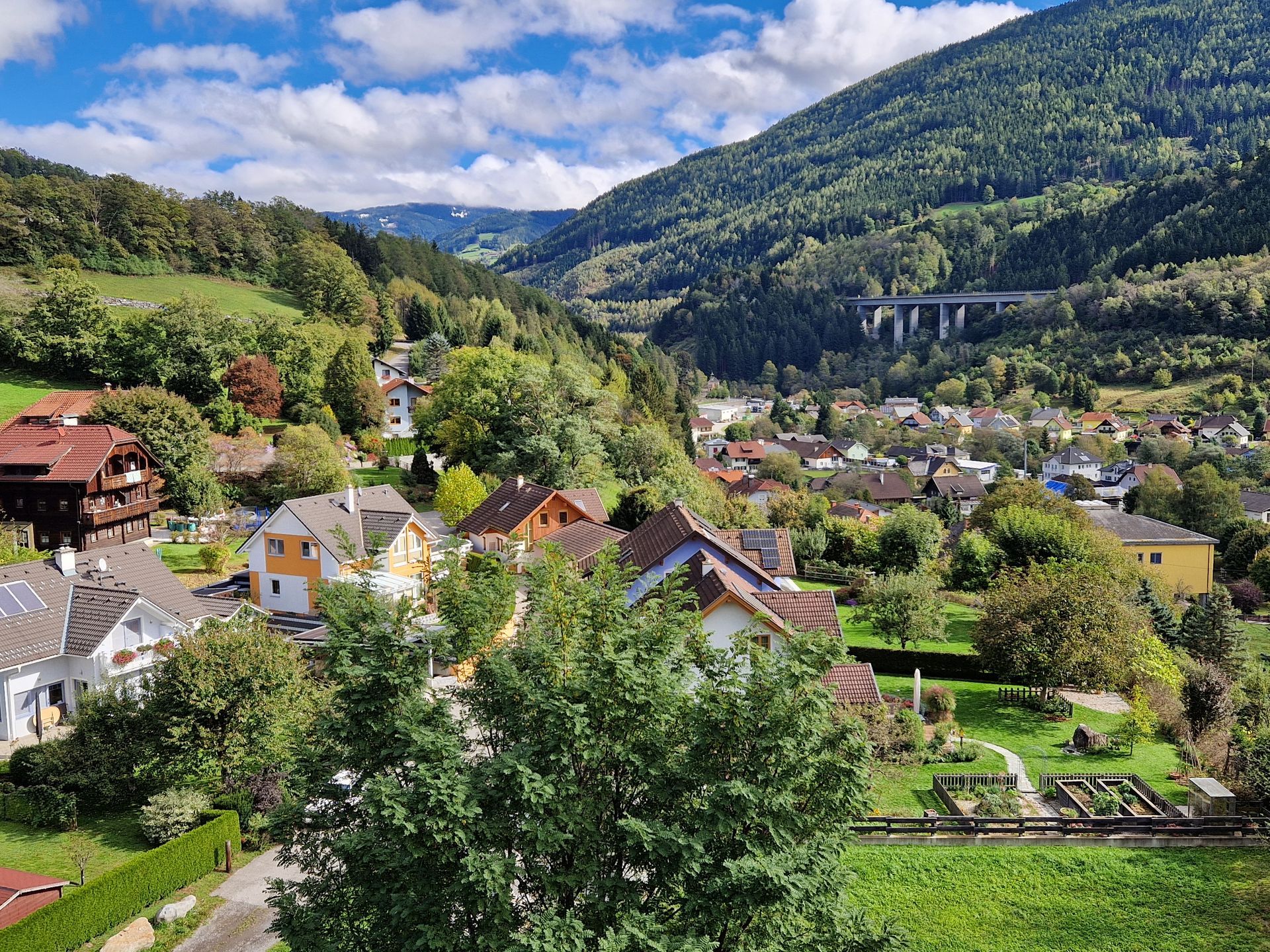 Bild: Ausblick von Pension Sonnenheim