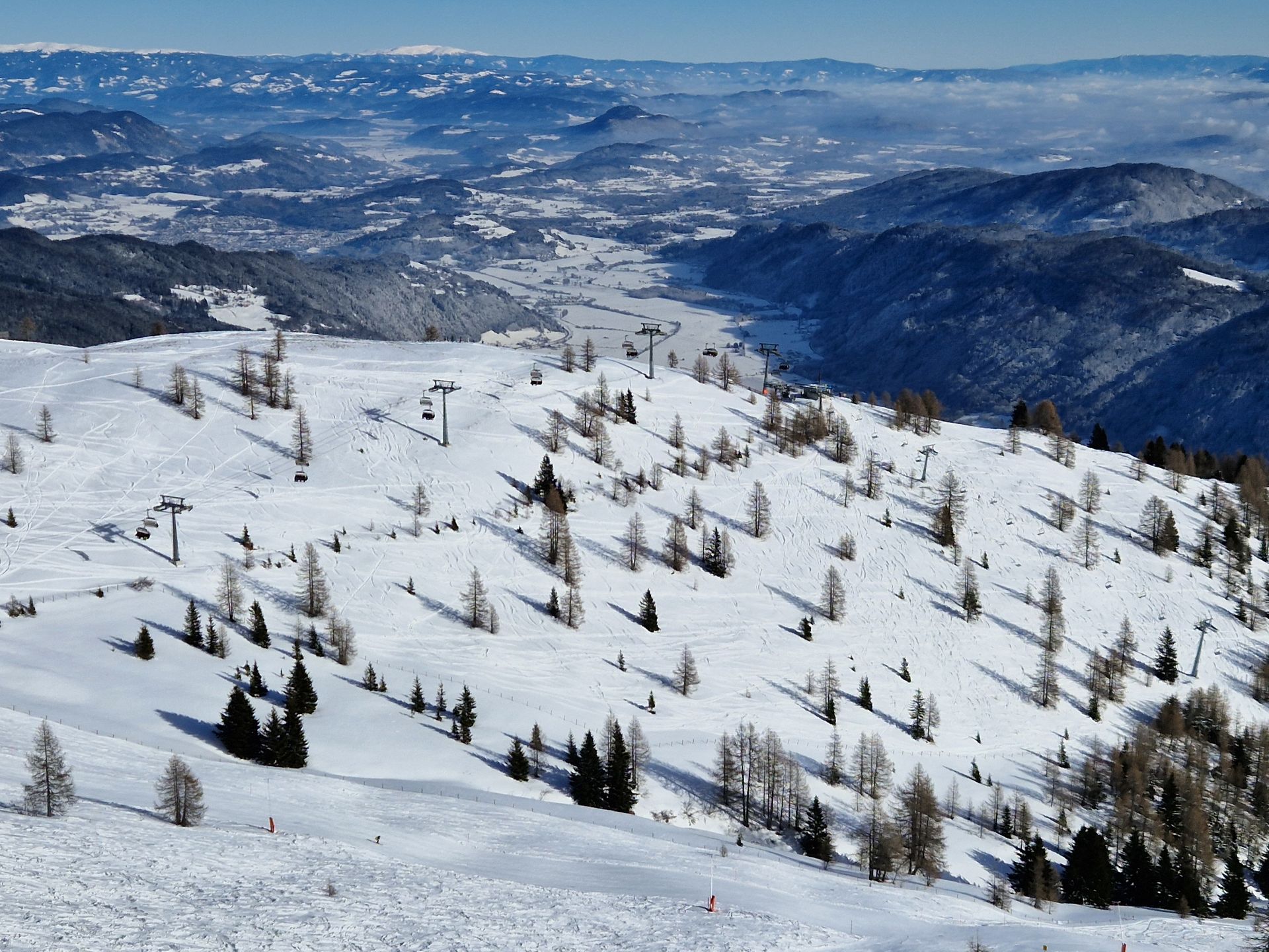 Winter Gerlitzen in Kärnten, Österreich