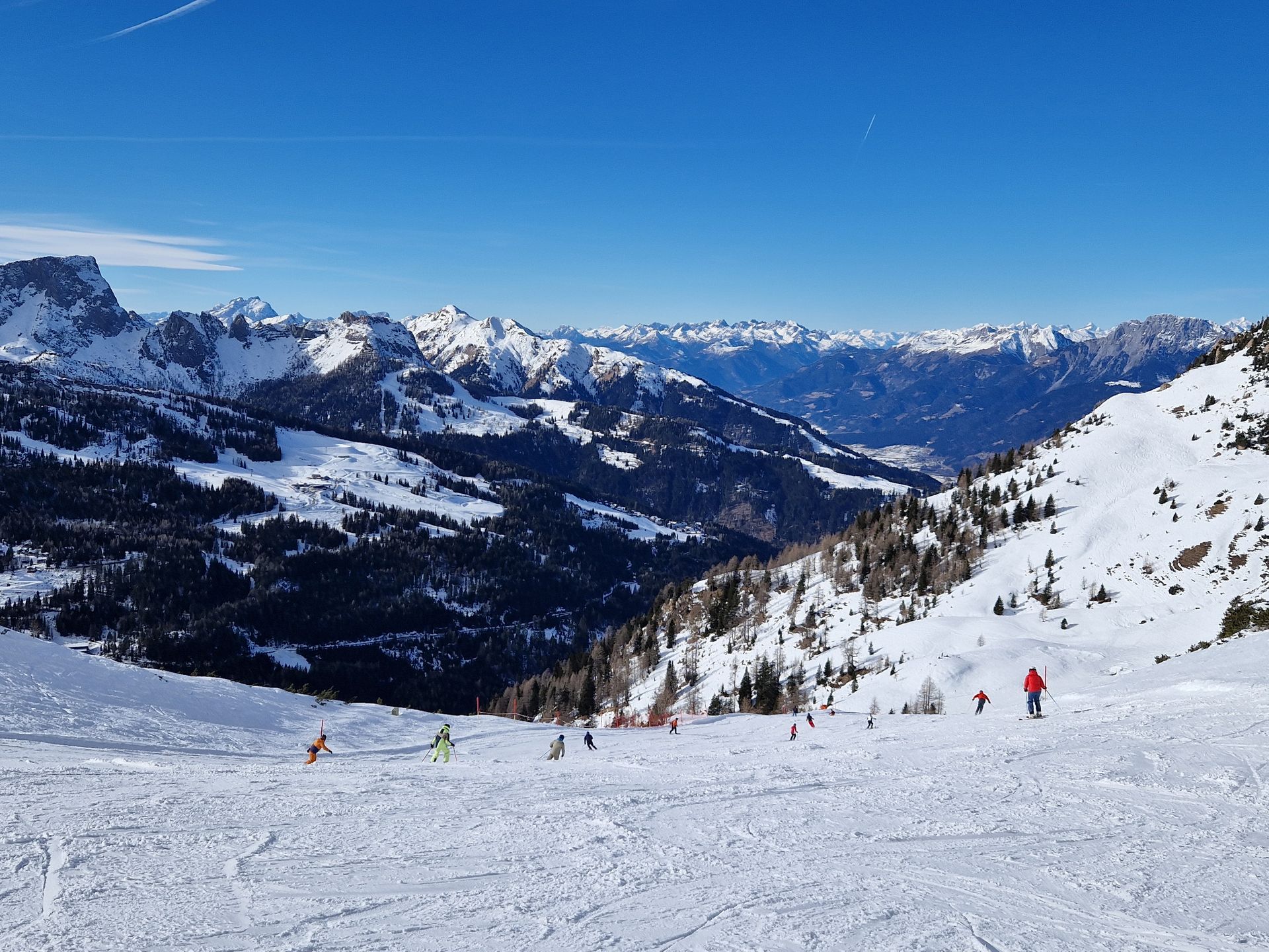 Nassfeld Schigebiet Winter