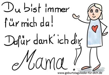 Gruß an Mama, Danke Gruß an Mama