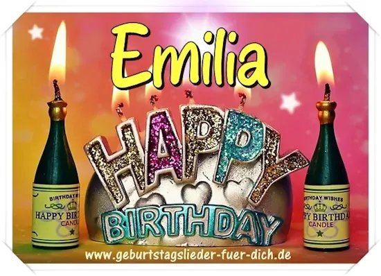 Happy Birthday Emilia Happy Birthday Emilia
