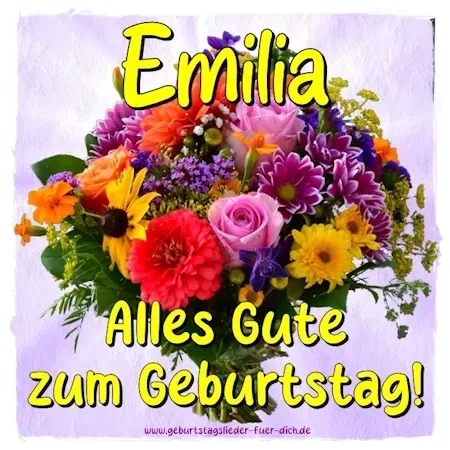 Emilia, alles Gute zum Geburtstag! Emilia, alles Gute zum Geburtstag!