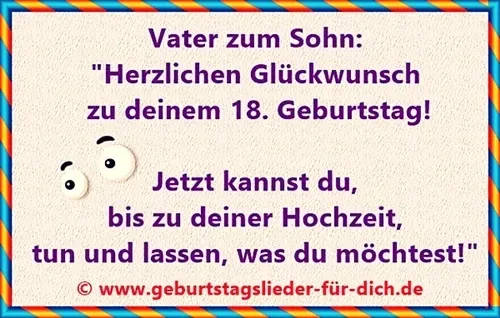 Endlich 18 Geburtstagswitz Endlich 18 Geburtstagswitz