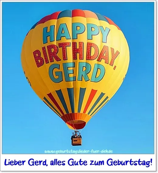 Gerd Happy Birthday Gerd Happy Birthday