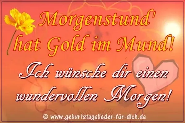 Guten Morgen Grüße für Whatsapp Guten Morgen Grüße