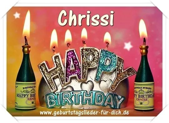 Happy Birthday, Chrissi! Happy Birthday, Chrissi!