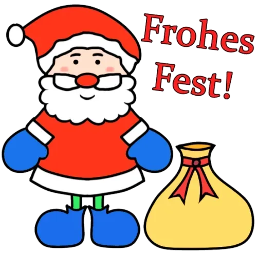 Weihnachtsmann wünscht ein Frohes Fest Weihnachtsmann wünscht ein Frohes Fest