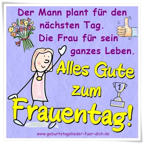 Alles Gute zum Frauentag! Alles Gute zum Frauentag!