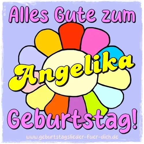Angelika Geburtstagsbild Angelika Geburtstagsbild