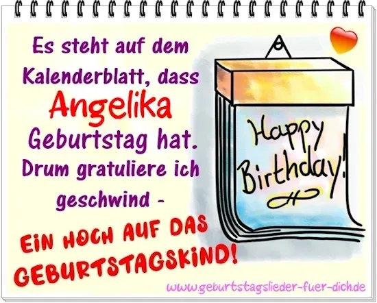 Angelika hat Geburtstag Angelika hat Geburtstag