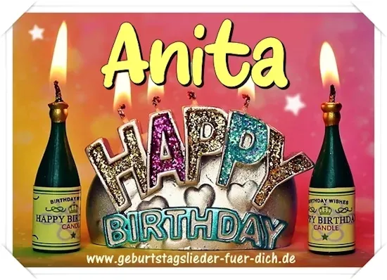 Anita Happy Birthday Anita Happy Birthday