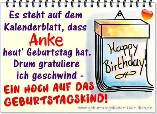 Anke hat Geburtstag Anke hat Geburtstag