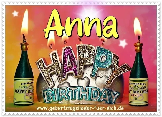 Anna Happy Birthday Anna Happy Birthday
