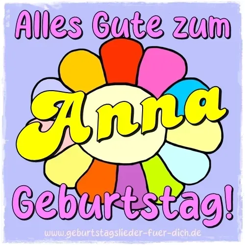 Anna Geburtstagsbild Anna Geburtstagsbild