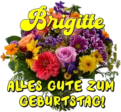 Brigitte, alles Gute zum Geburtstag! Brigitte, alles Gute zum Geburtstag!