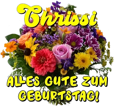 Chrissi, alles Gute zum Geburtstag! Chrissi, alles Gute zum Geburtstag!