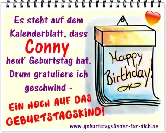 Conny hat Geburtstag Conny hat Geburtstag