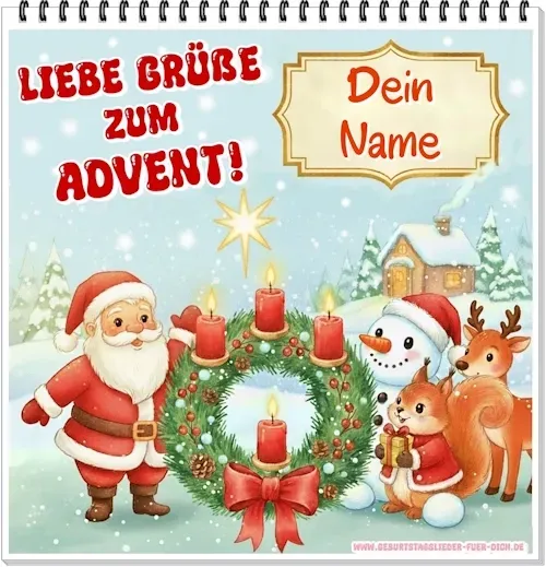 dein Name liebe Grüße zum Advent dein Name liebe Grüße zum Advent