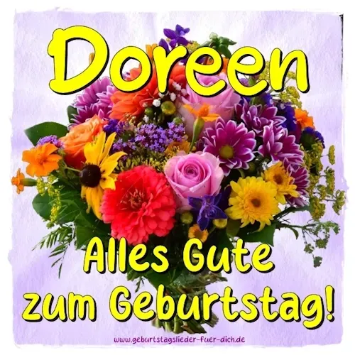 Doreen, alles Gute zum Geburtstag! Doreen, alles Gute zum Geburtstag!