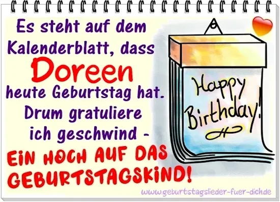 Doreen hat Geburtstag! Doreen hat Geburtstag!