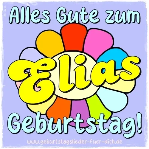 Elias Geburtstagsbild Elias Geburtstagsbild