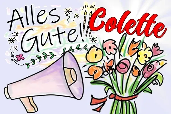 Geburtstagslied für Colette kostenlos! Geburtstagslied für Colette kostenlos!
