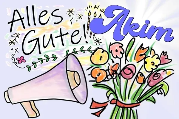 Geburtstagslied für Akim kostenlos! Geburtstagslied für Akim kostenlos!