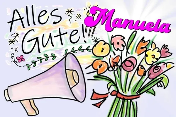 Geburtstagslied für Manuela kostenlos! Geburtstagslied für Manuela kostenlos!