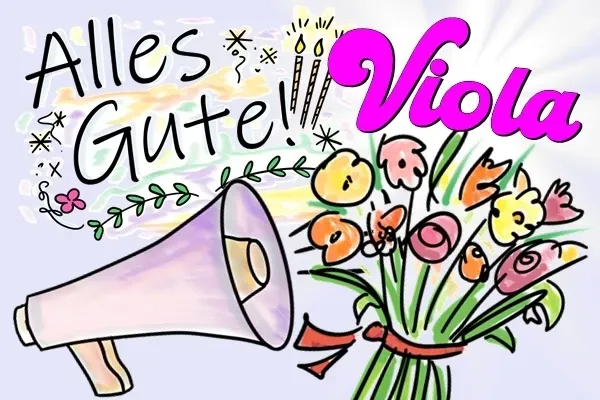 Geburtstagslied für Viola kostenlos! Geburtstagslied für Viola kostenlos!
