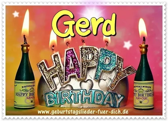 Gerd Happy Birthday Gerd Happy Birthday