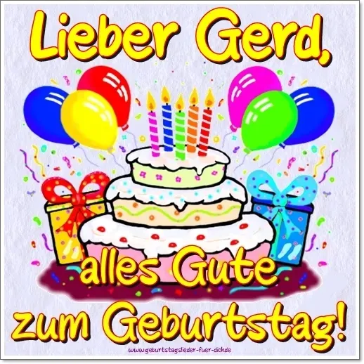 Gerd alles Gute zum Geburtstag Gerd alles Gute zum Geburtstag