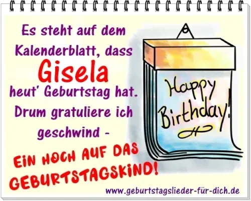 Gisela hat Geburtstag Gisela hat Geburtstag