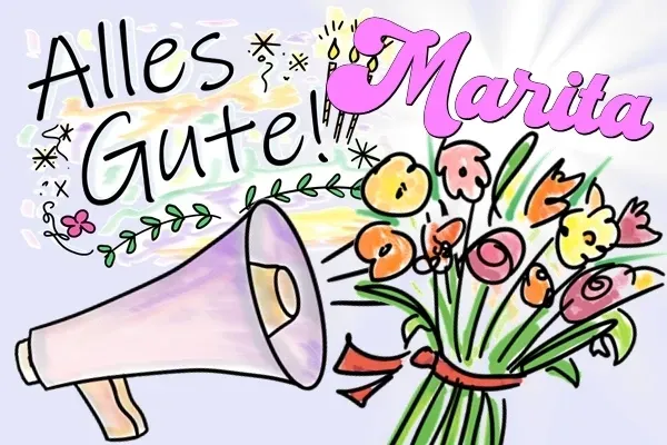 Happy Birthday Geburtstagslied für Marita kostenlos! Happy Birthday Geburtstagslied für Marita kostenlos!