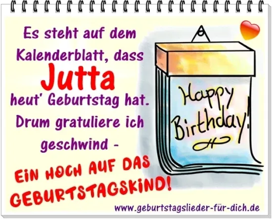 Happy Birthday Jutta Happy Birthday Jutta