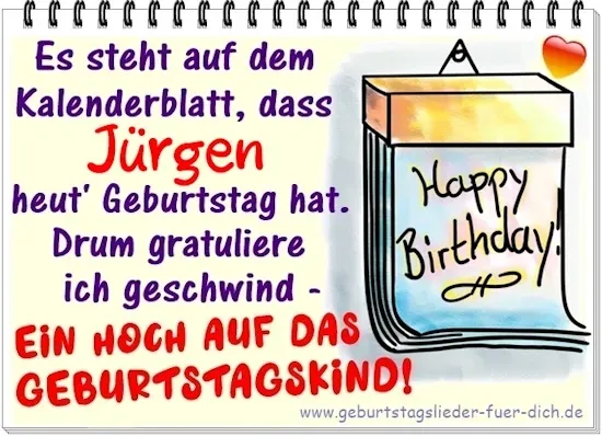 Jürgen hat Geburtstag Jürgen hat Geburtstag