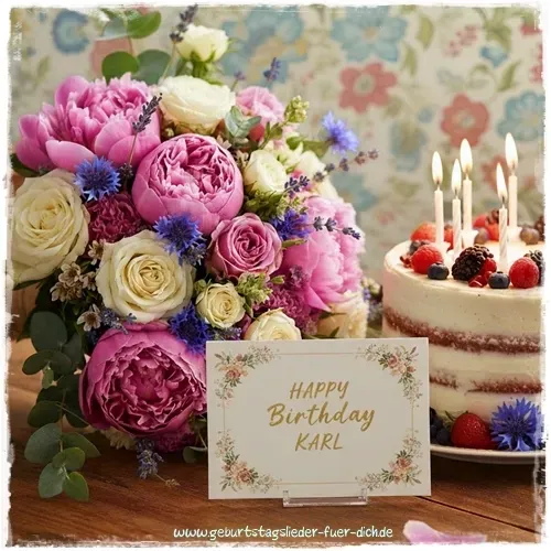 Karl Happy Birthday Blumen Karl Happy Birthday Blumen
